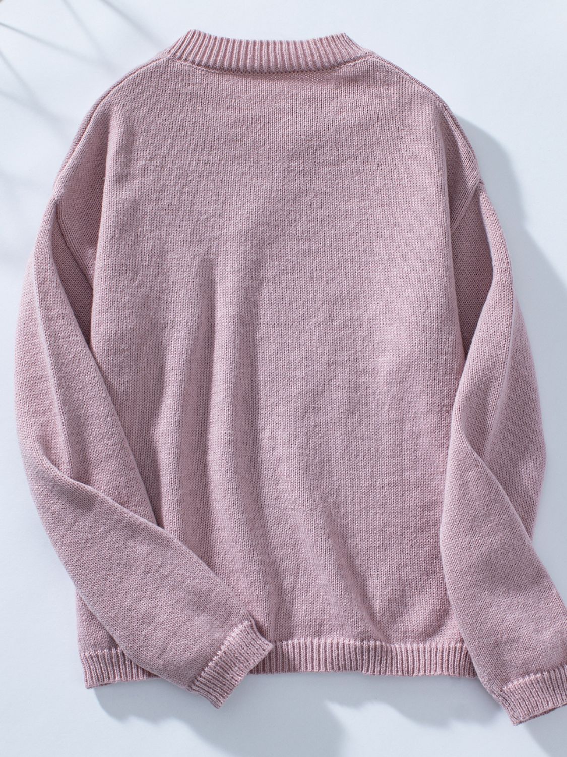 Pocketed Long Sleeve Knit Top