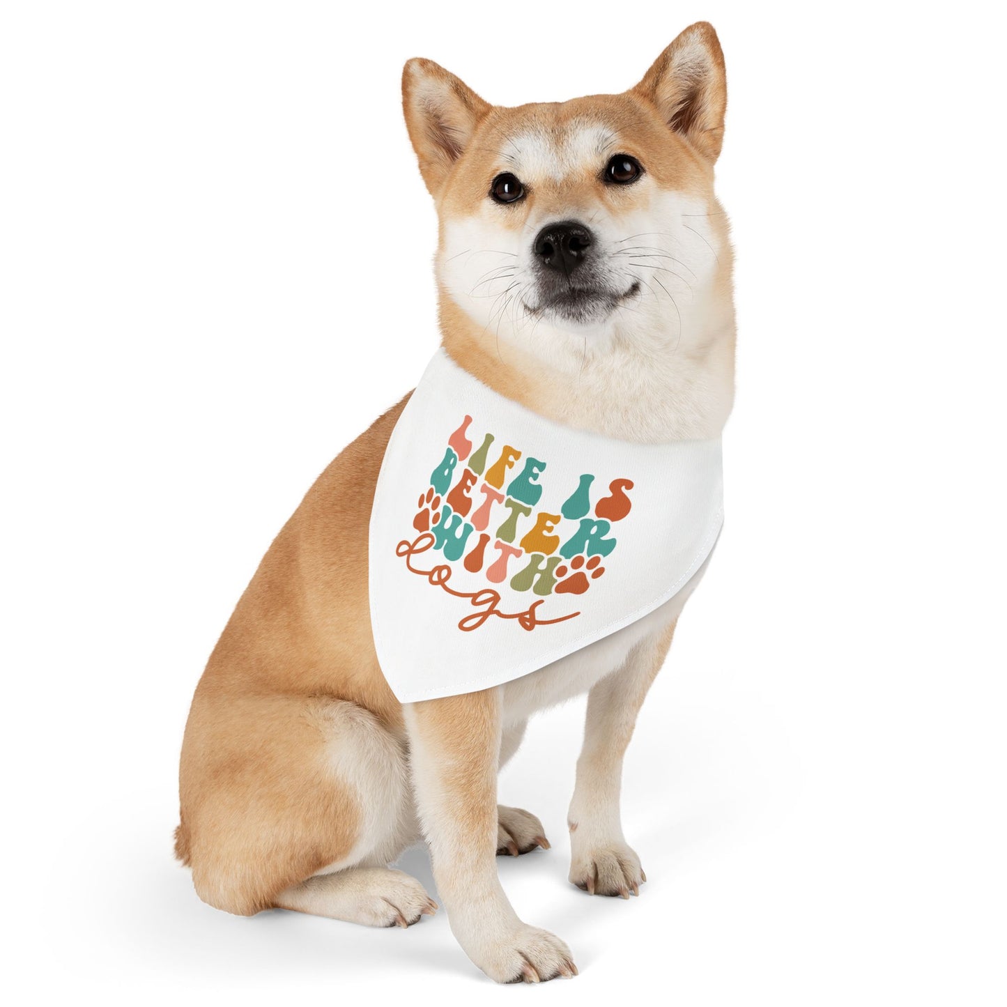 Pet Bandana Collar | Life Is Better With Dogs