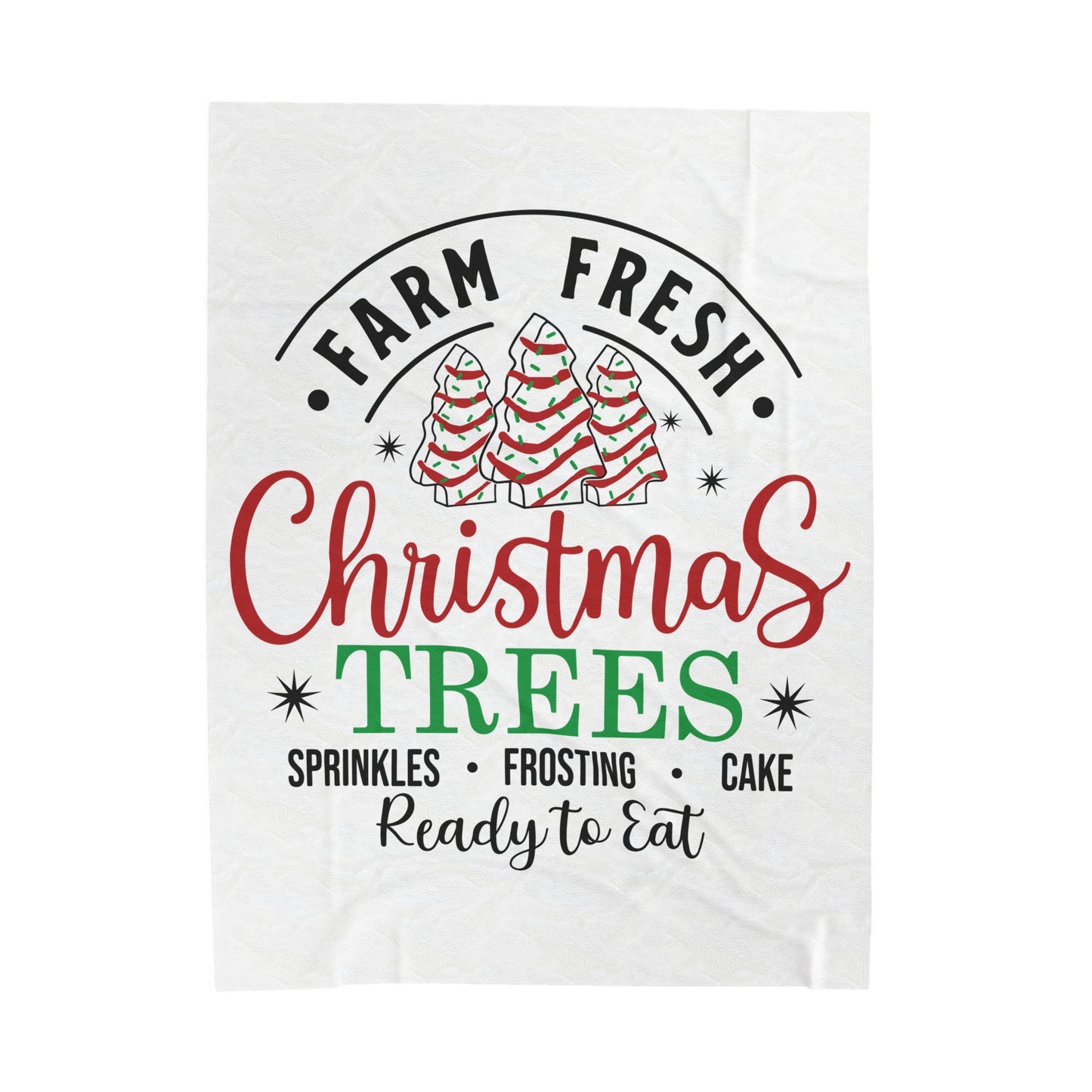 Plush Blanket | Farm Fresh Christmas Trees