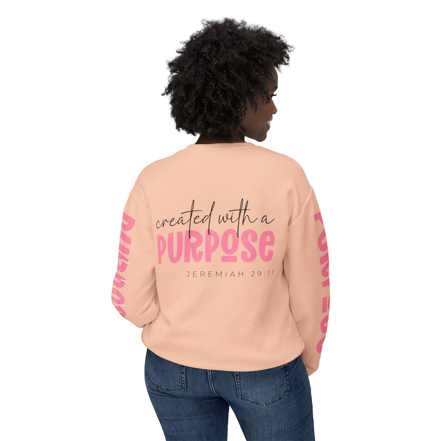 Crewneck | created with a PURPOSE Jeremiah 29:11