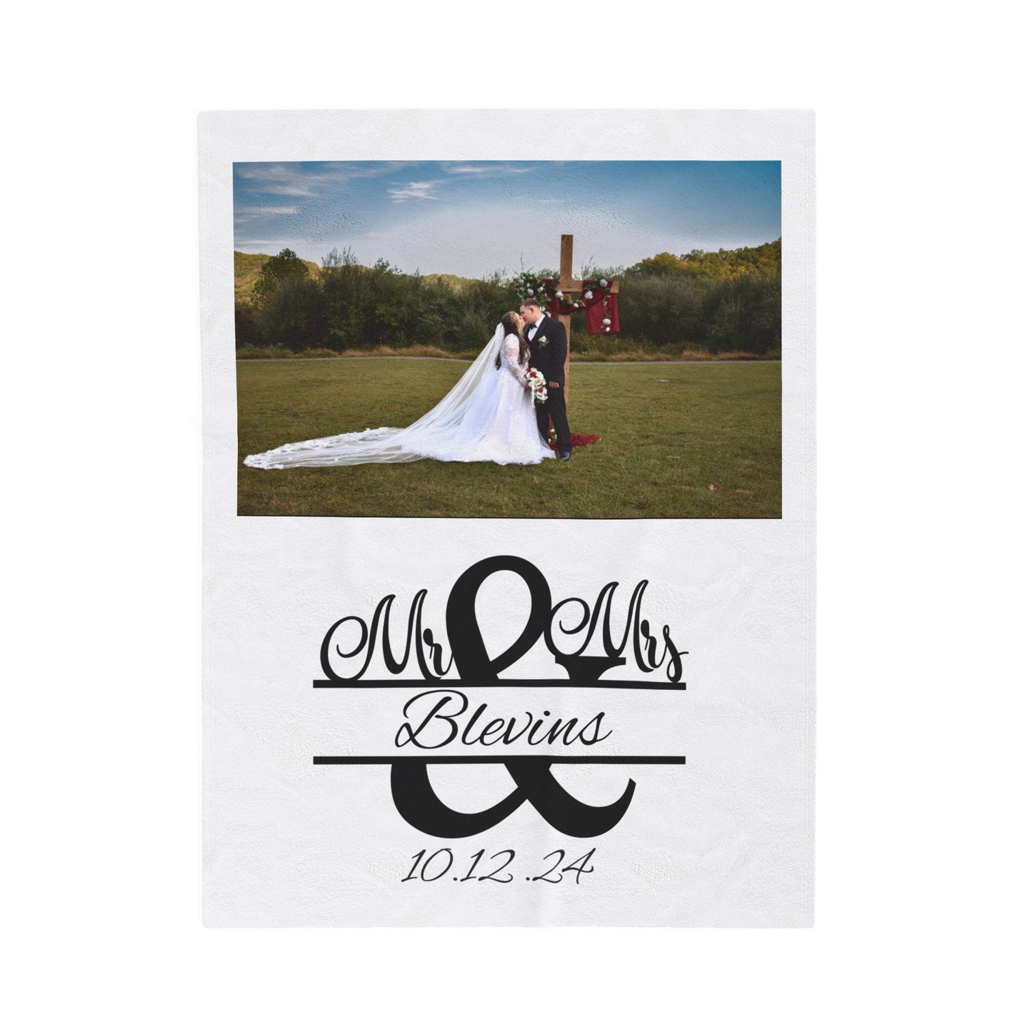 Plush Blanket | Our Story & Custom Name/Date