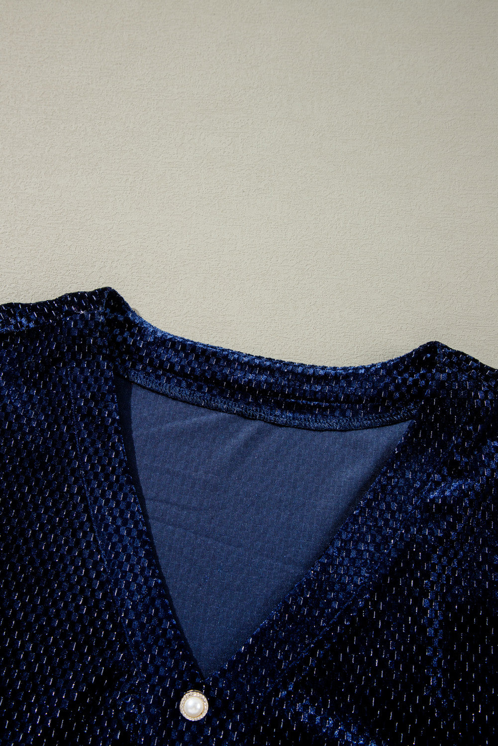 Velvet Tiered Buttons Tiered Dress
