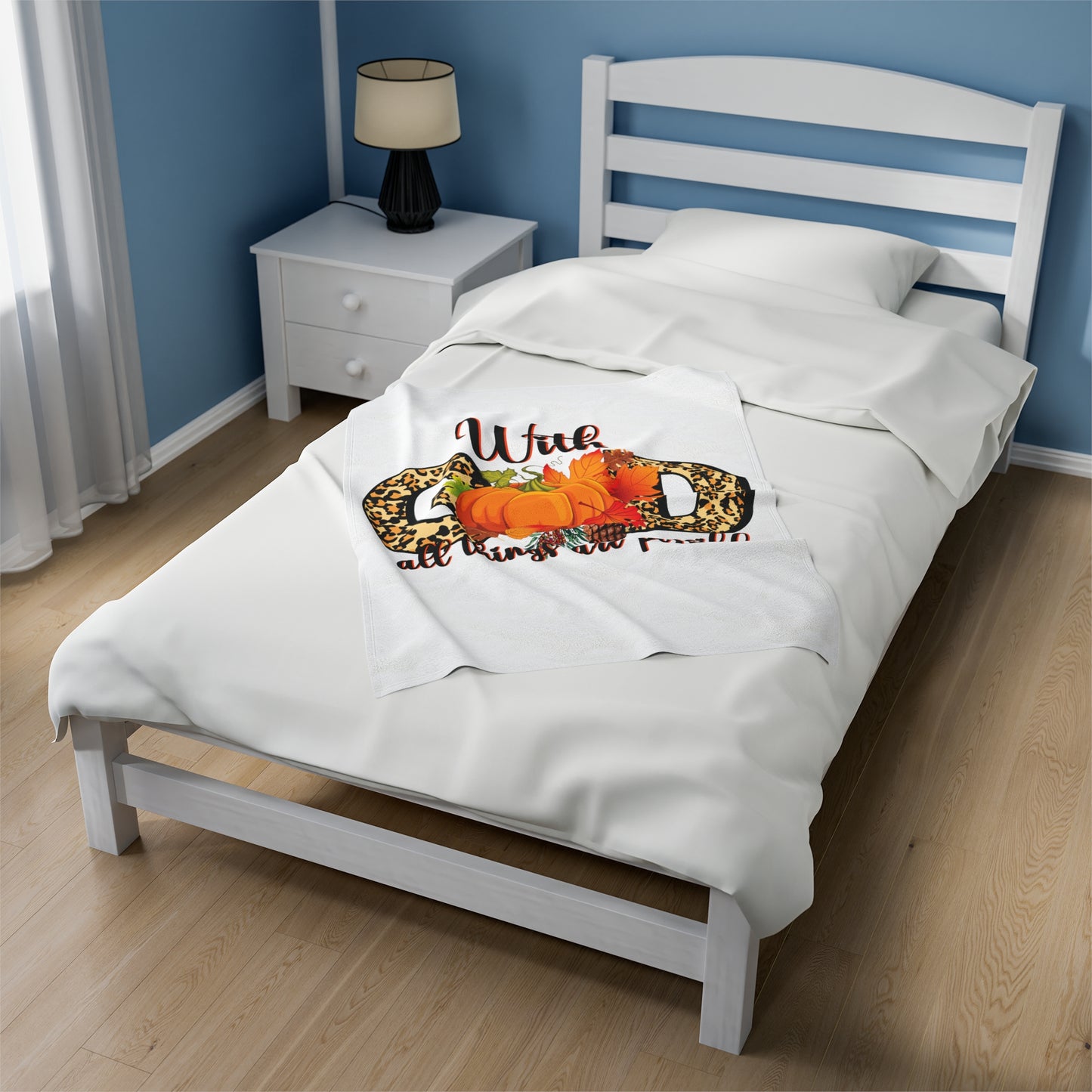 Plush Blanket | With God All Things Are Possible