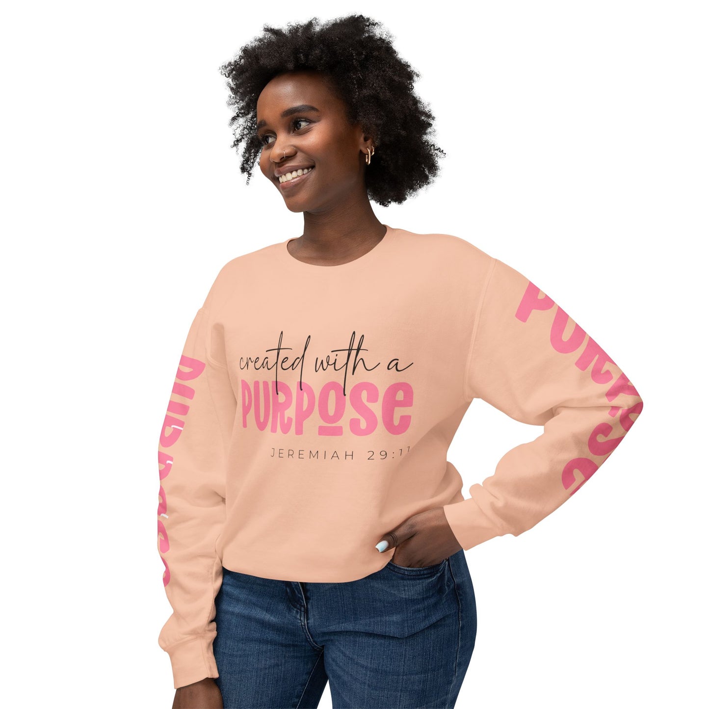 Crewneck | created with a PURPOSE Jeremiah 29:11