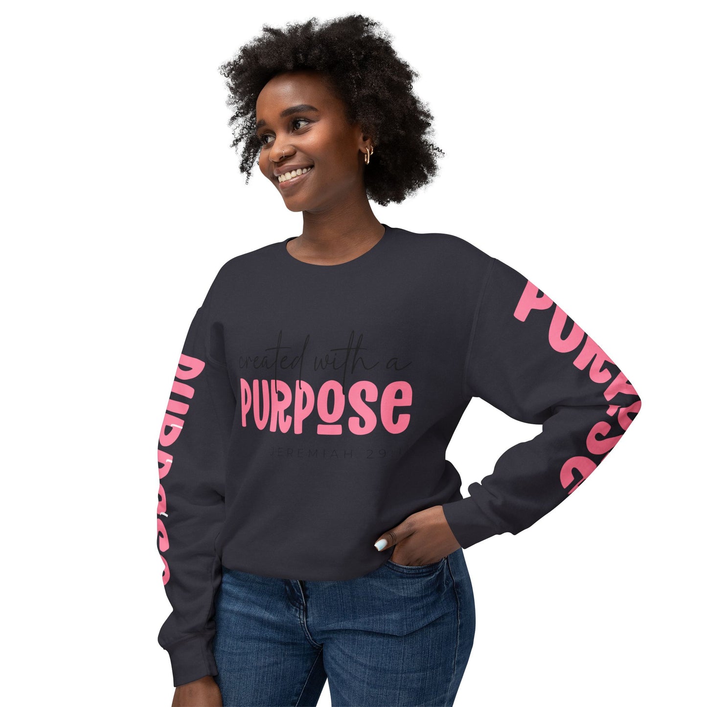 Crewneck | created with a PURPOSE Jeremiah 29:11