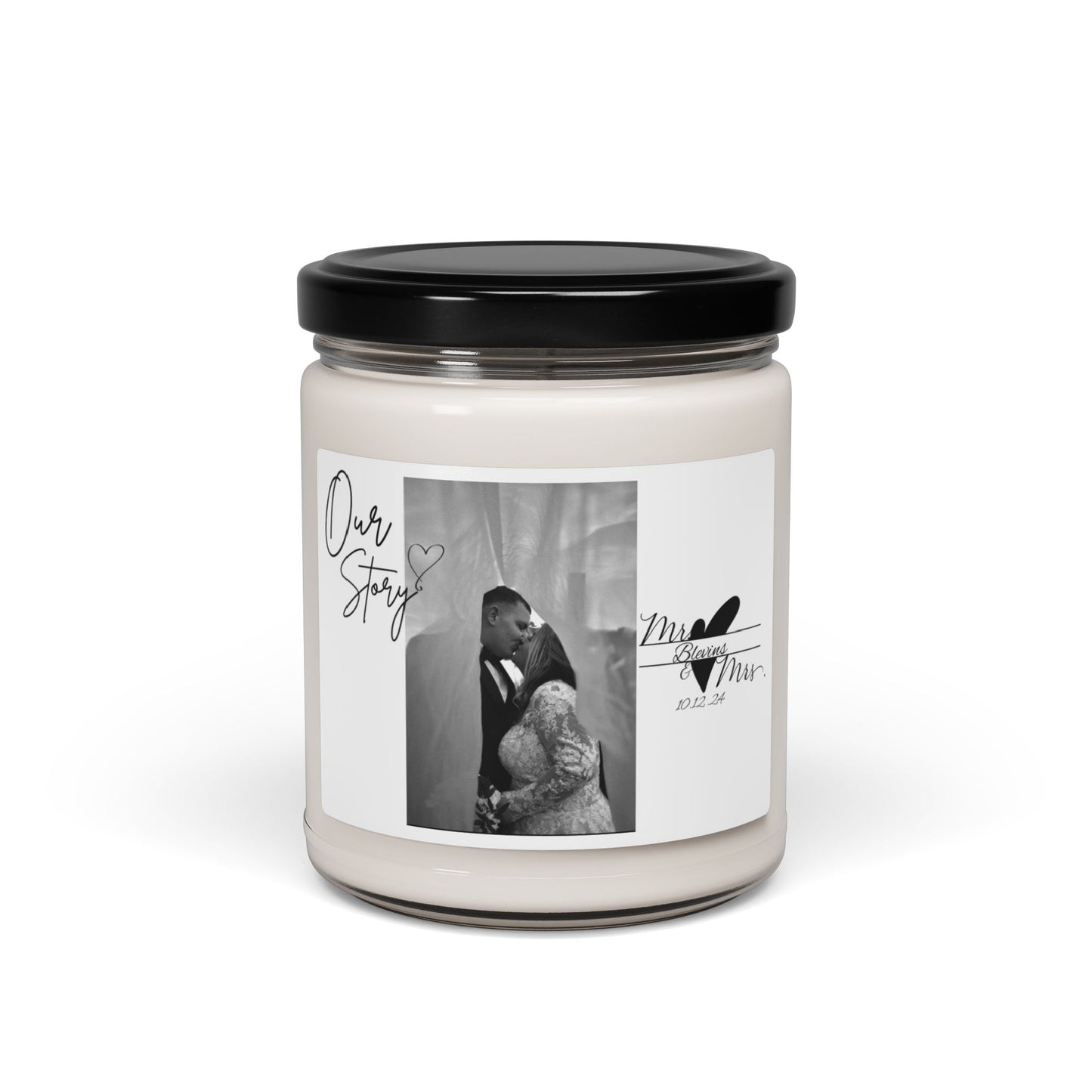Scented Candle | Love Is In The Air Custom Name/Date