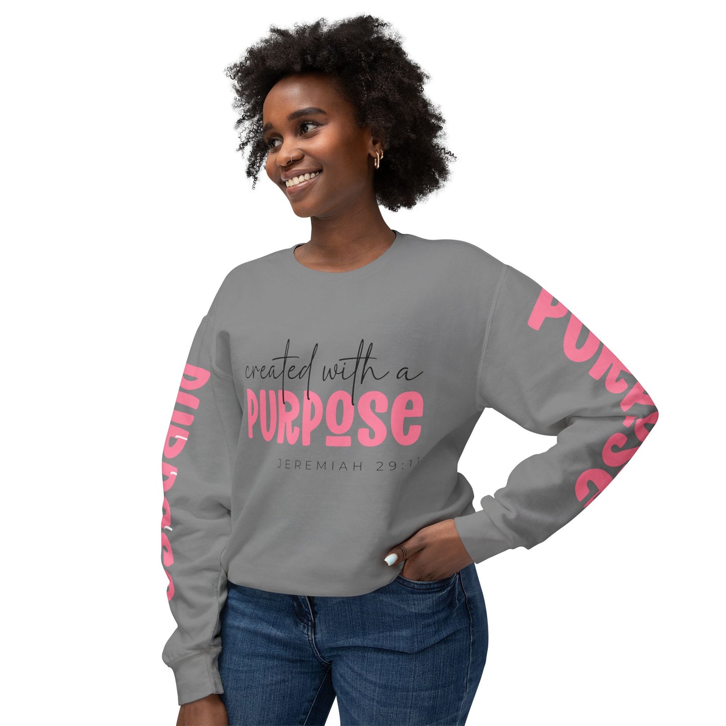 Crewneck | created with a PURPOSE Jeremiah 29:11