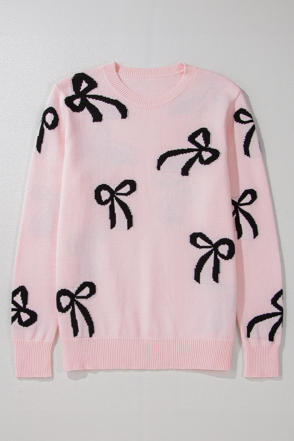 Bow Pattern Sweater