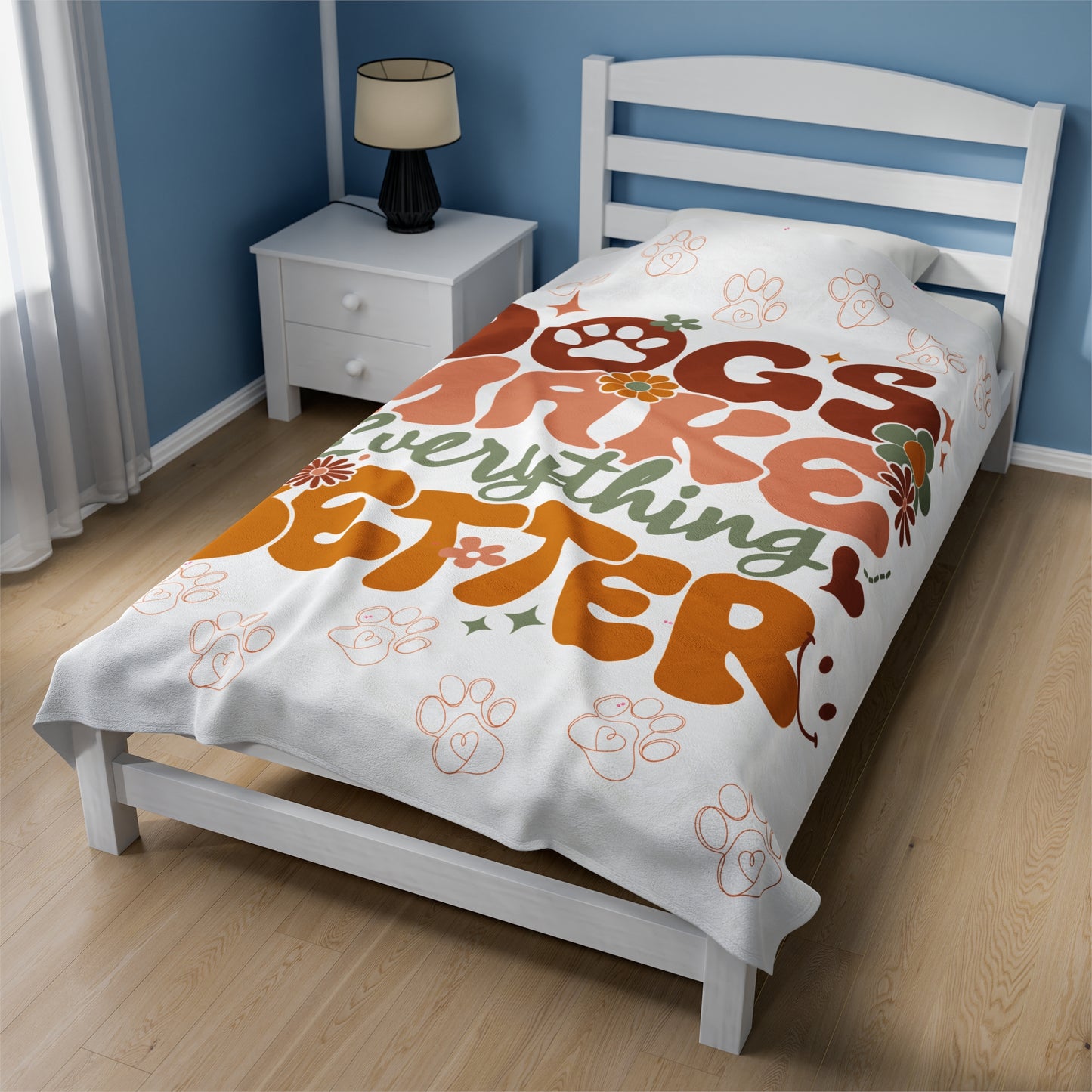 Plush Blanket | Dogs Make Everything Better