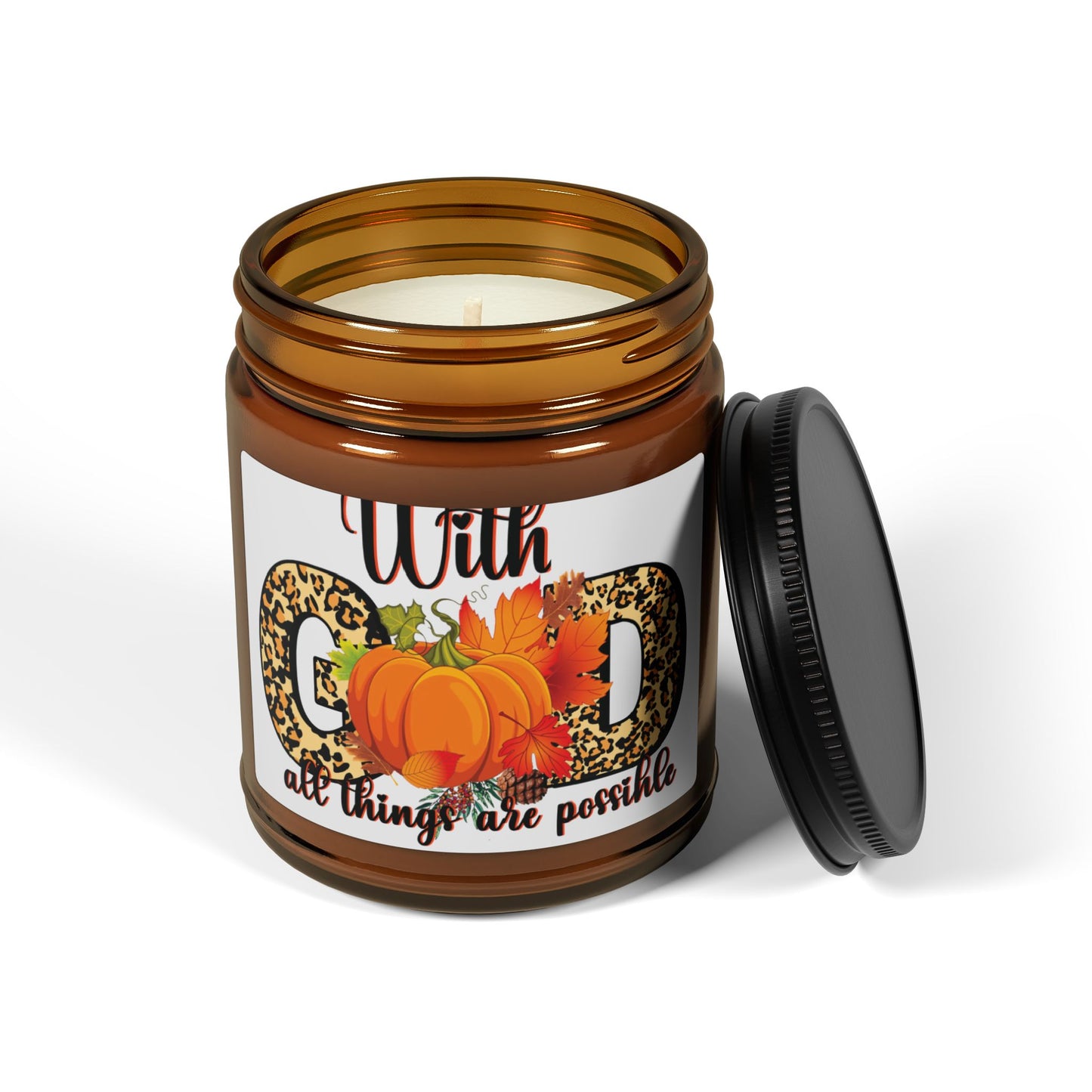 Scented Candle | With God All Things Are Possible