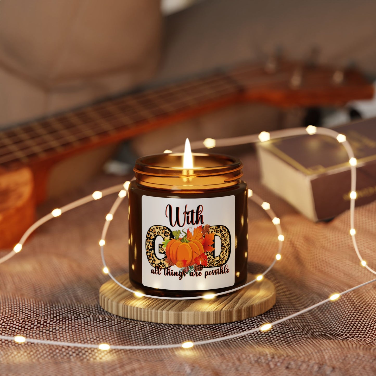 Scented Candle | With God All Things Are Possible
