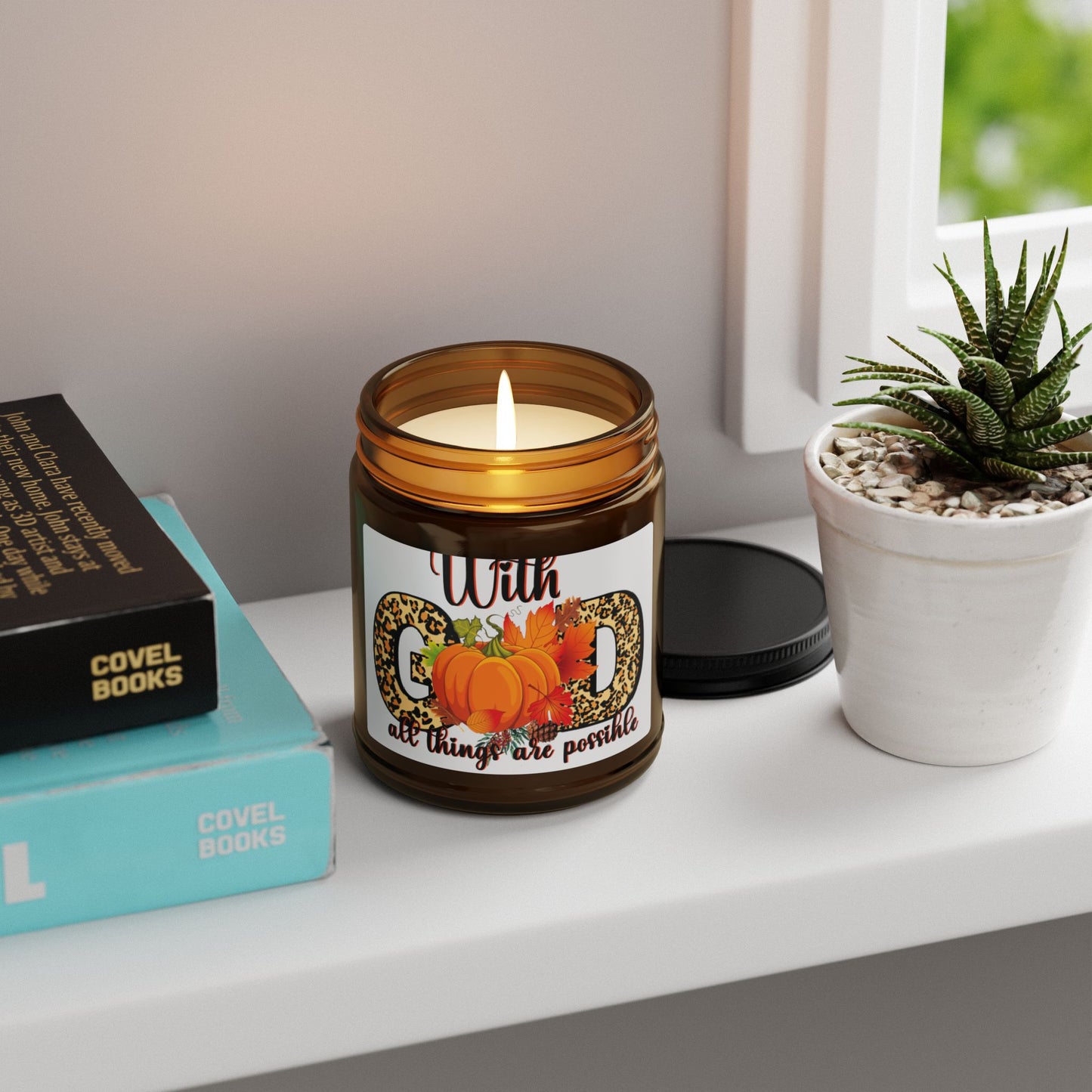 Scented Candle | With God All Things Are Possible