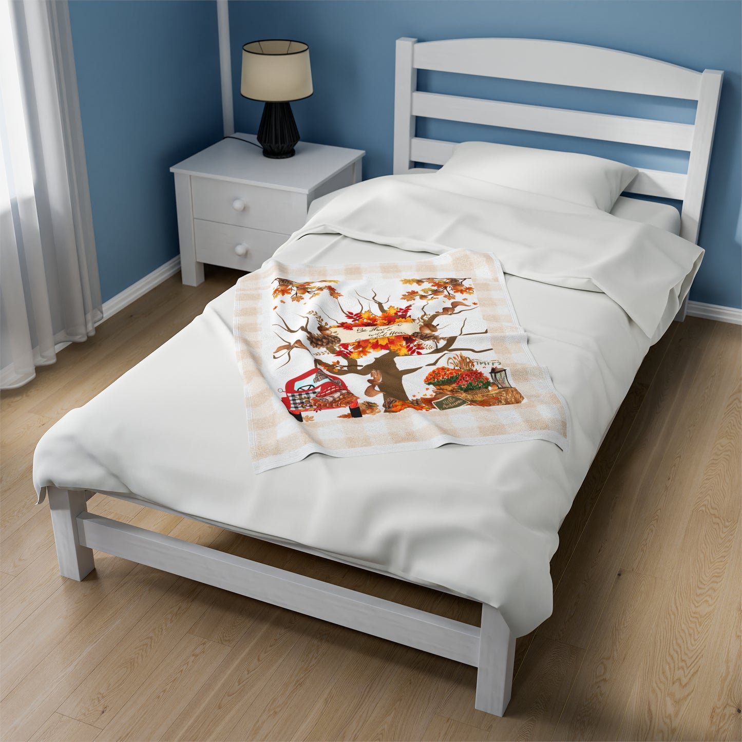 Plush Blanket | Be Thankful With A Grateful Heart