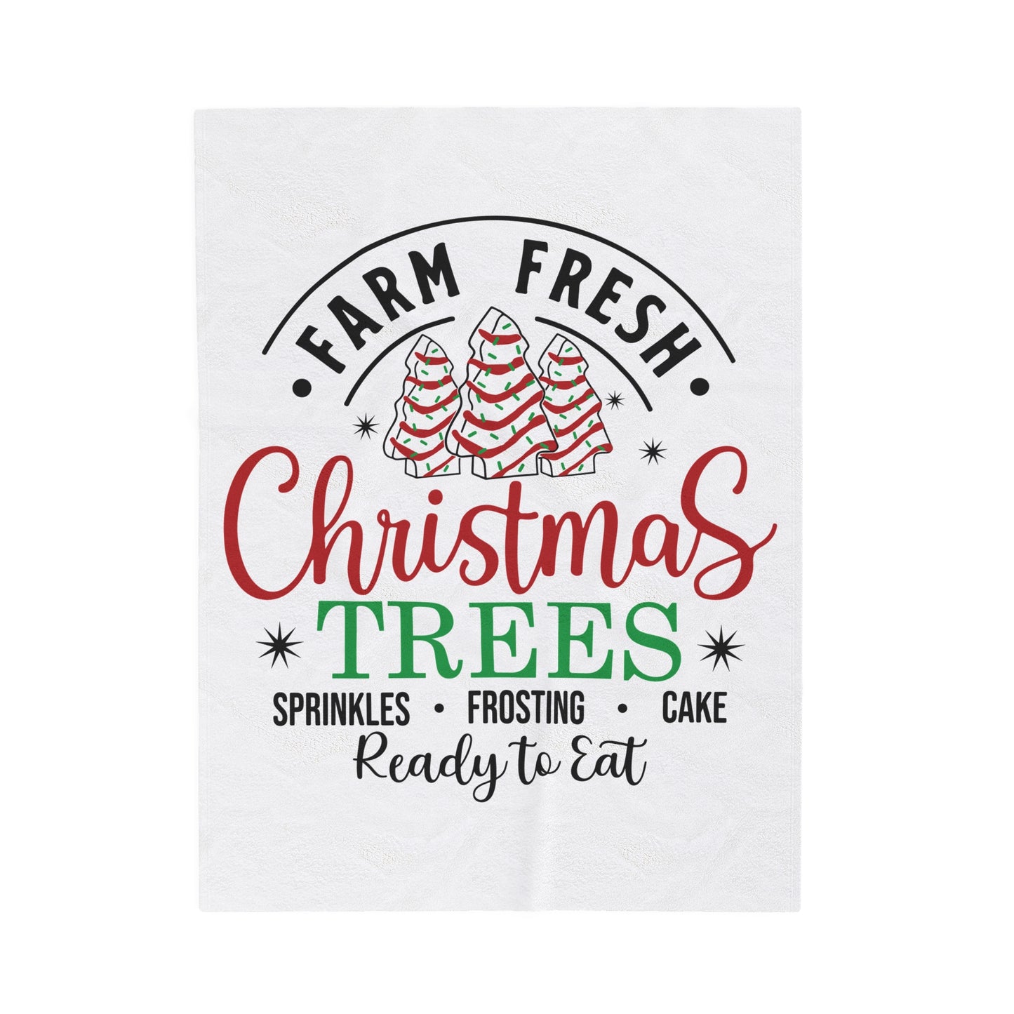 Plush Blanket | Farm Fresh Christmas Trees