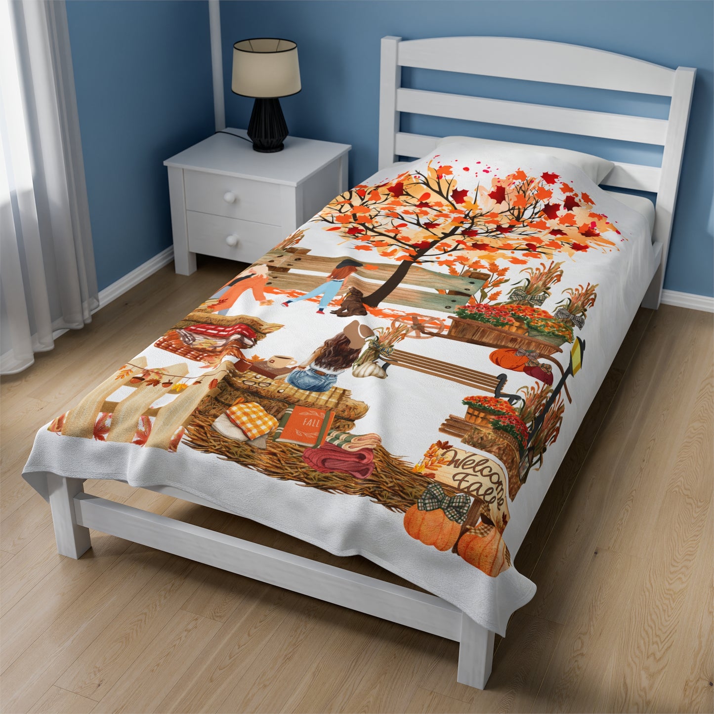 Plush Blanket | Welcome Fall