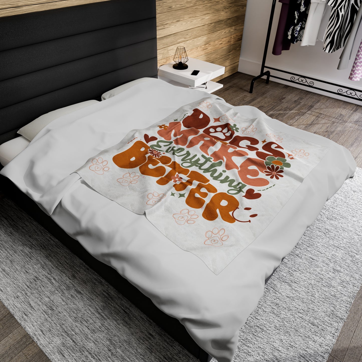Plush Blanket | Dogs Make Everything Better