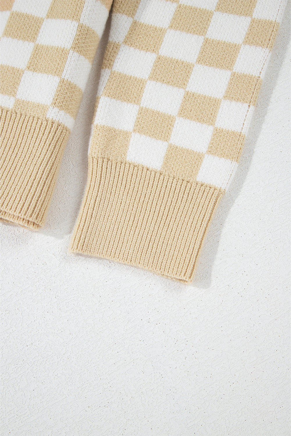 Checkered Collared Sweater