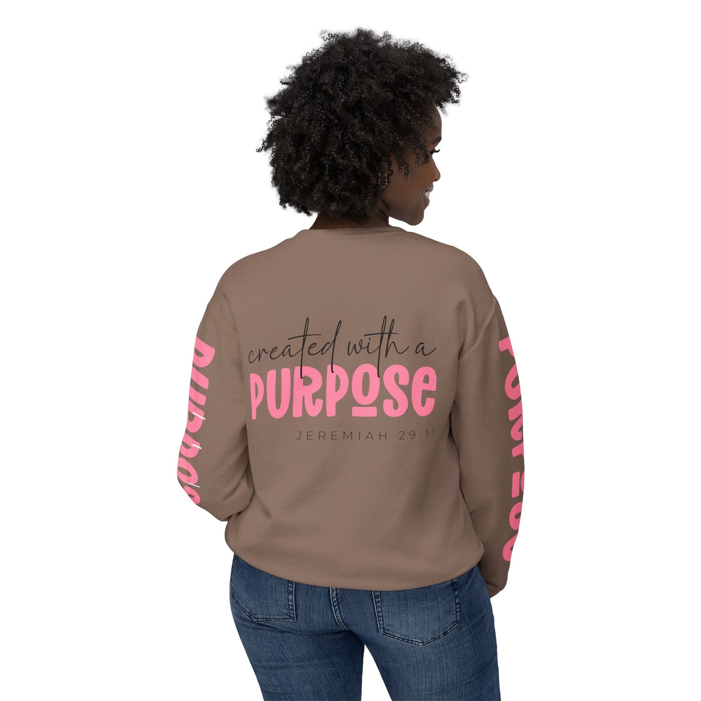 Crewneck | created with a PURPOSE Jeremiah 29:11