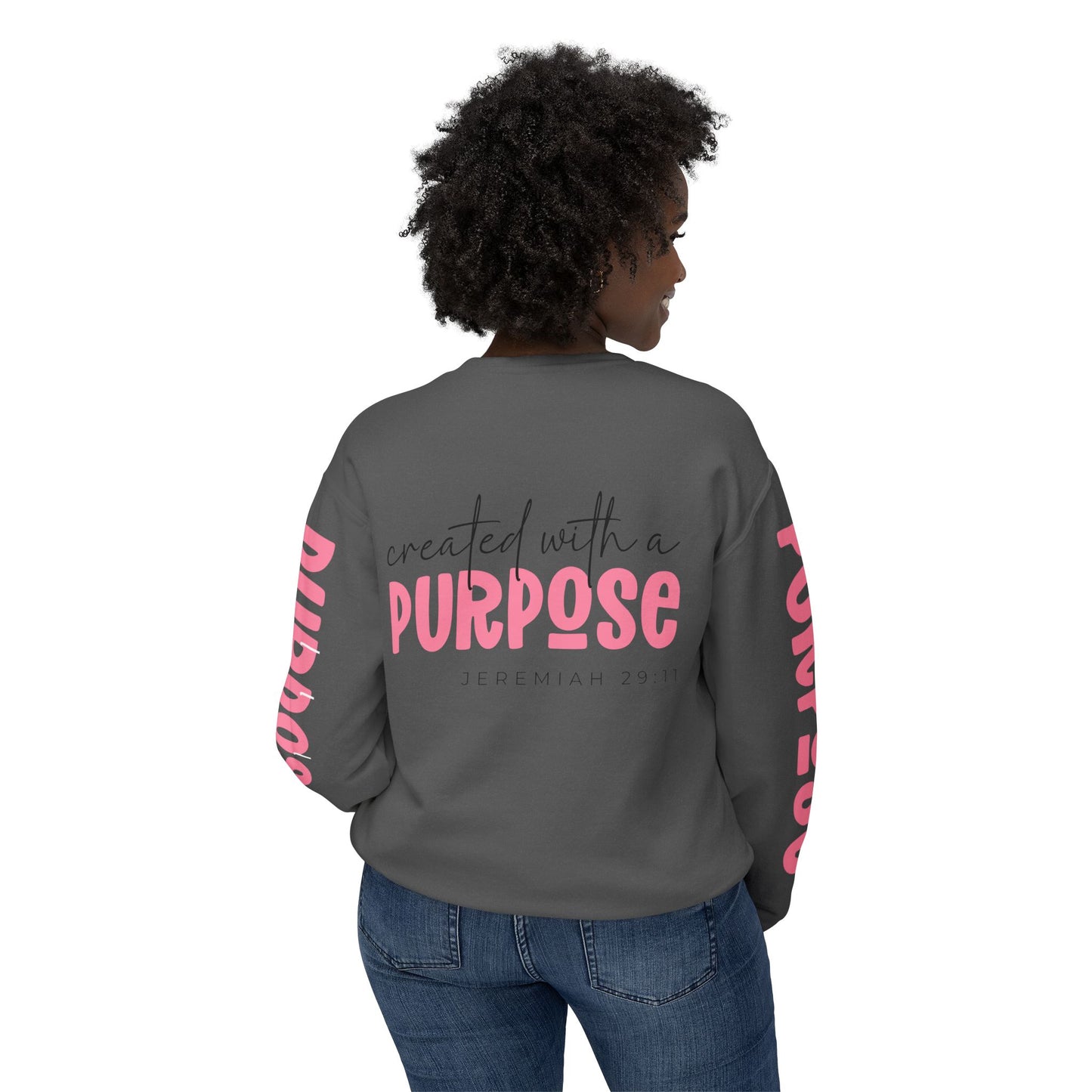 Crewneck | created with a PURPOSE Jeremiah 29:11