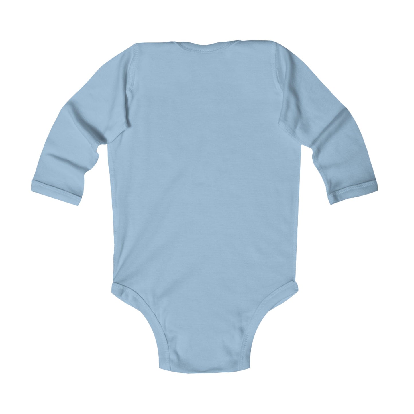 Infant Long Sleeve Bodysuit | Custom Name Blush Sparkly Rudolph