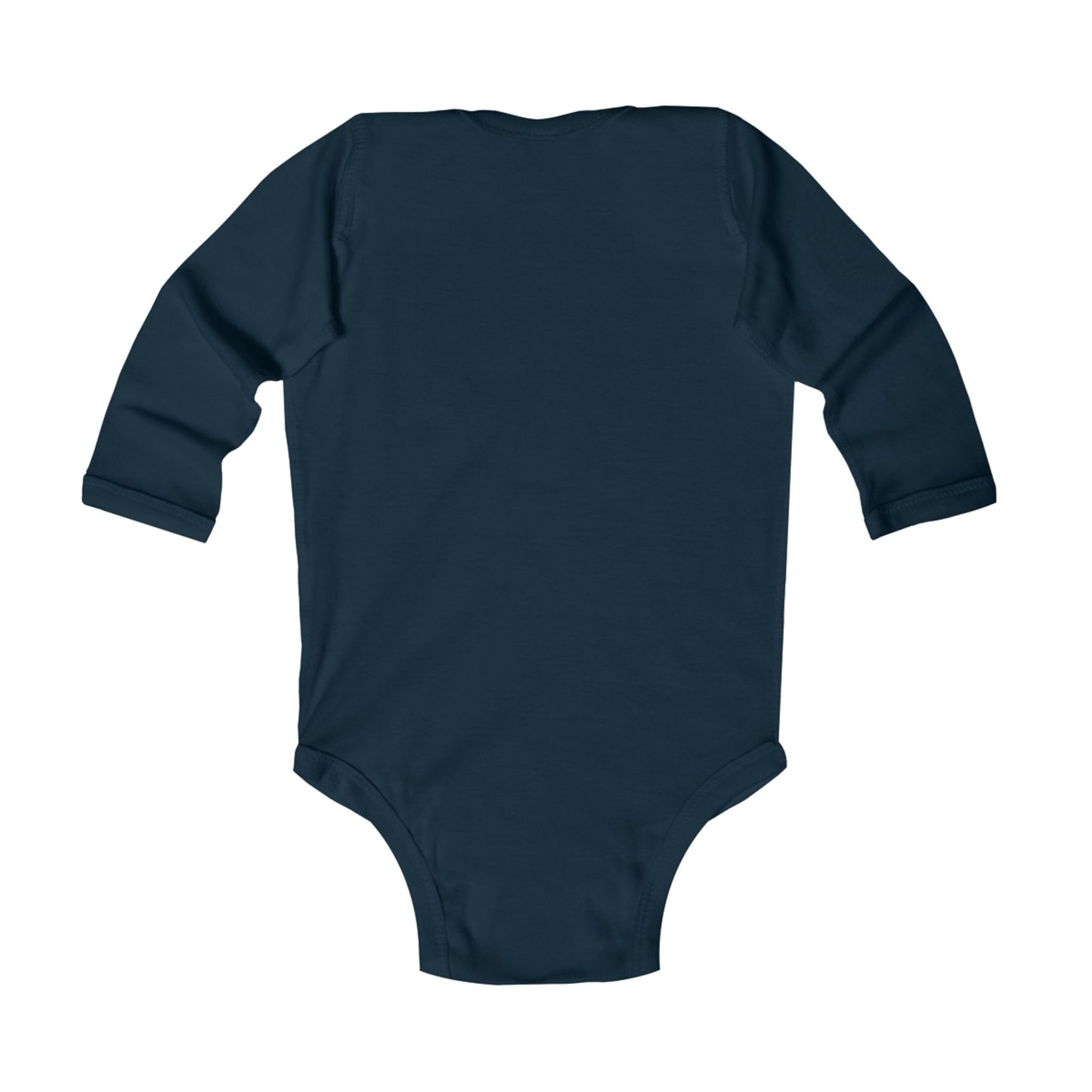 Infant Long Sleeve Bodysuit | Custom Name Blush Sparkly Rudolph