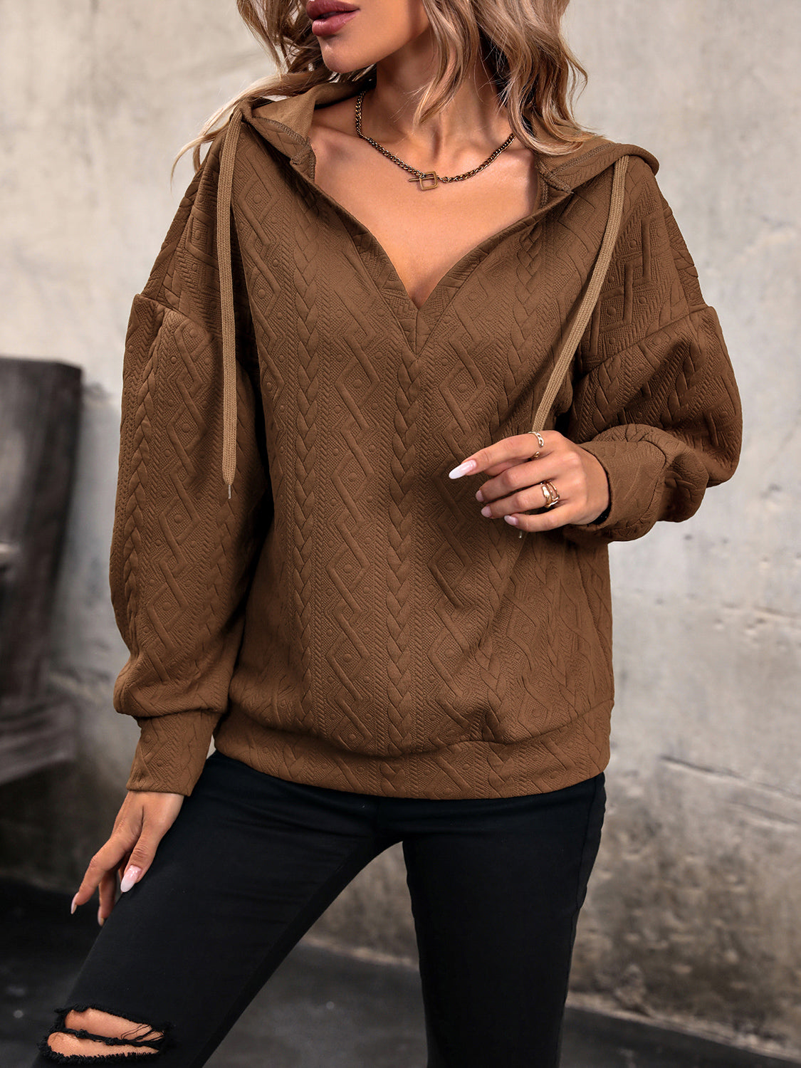 Perfee Drawstring Hoodie