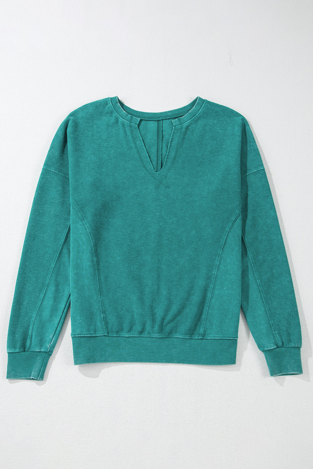 Notched Drop Sweatshirt