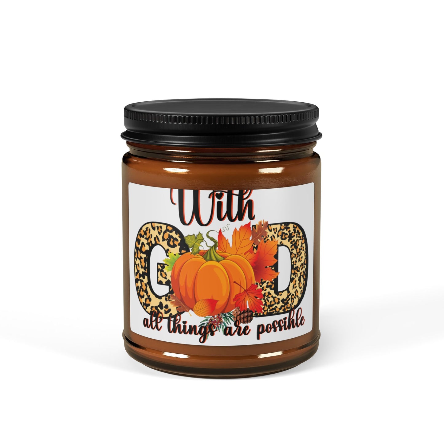 Scented Candle | With God All Things Are Possible