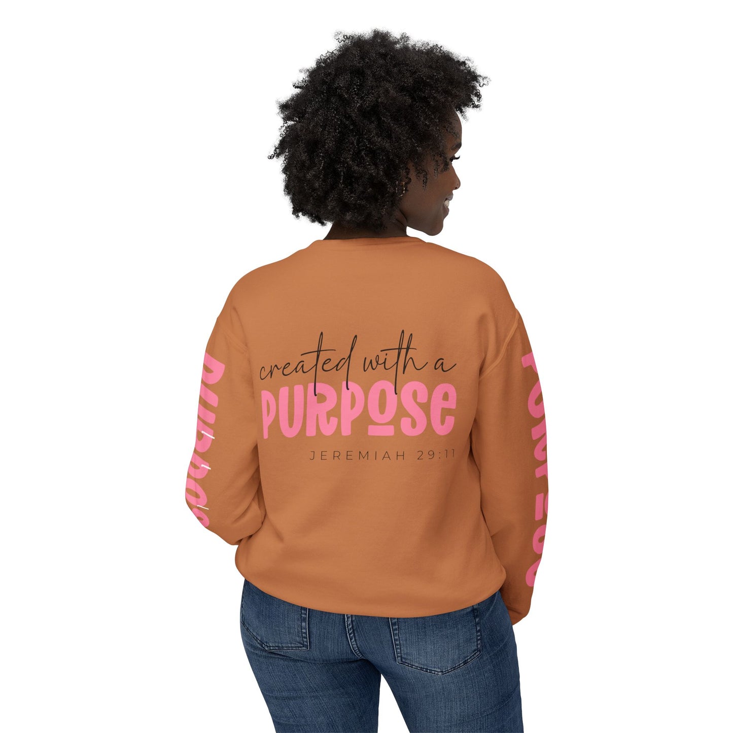 Crewneck | created with a PURPOSE Jeremiah 29:11