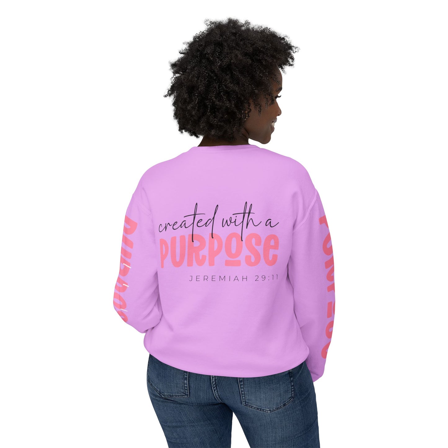 Crewneck | created with a PURPOSE Jeremiah 29:11