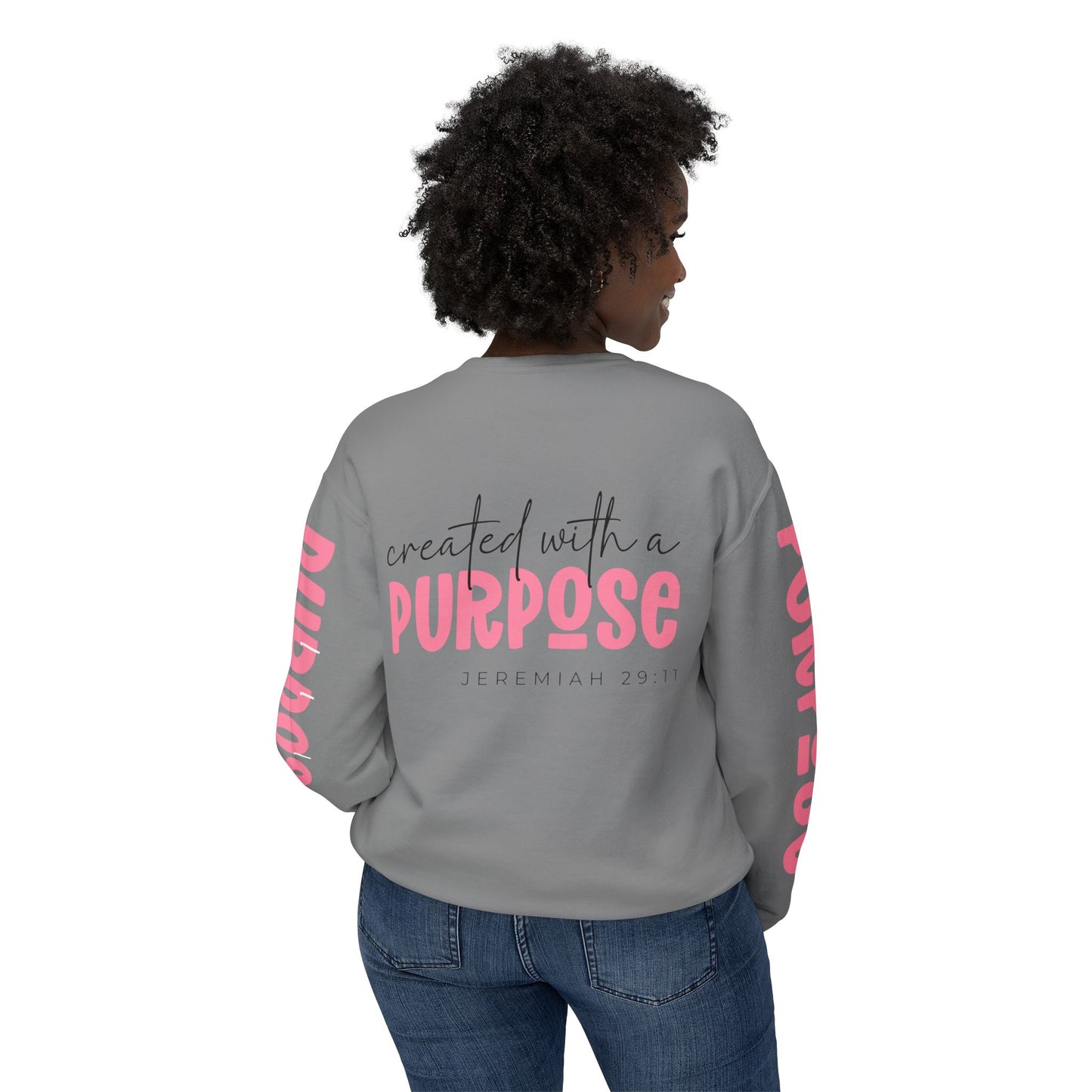 Crewneck | created with a PURPOSE Jeremiah 29:11
