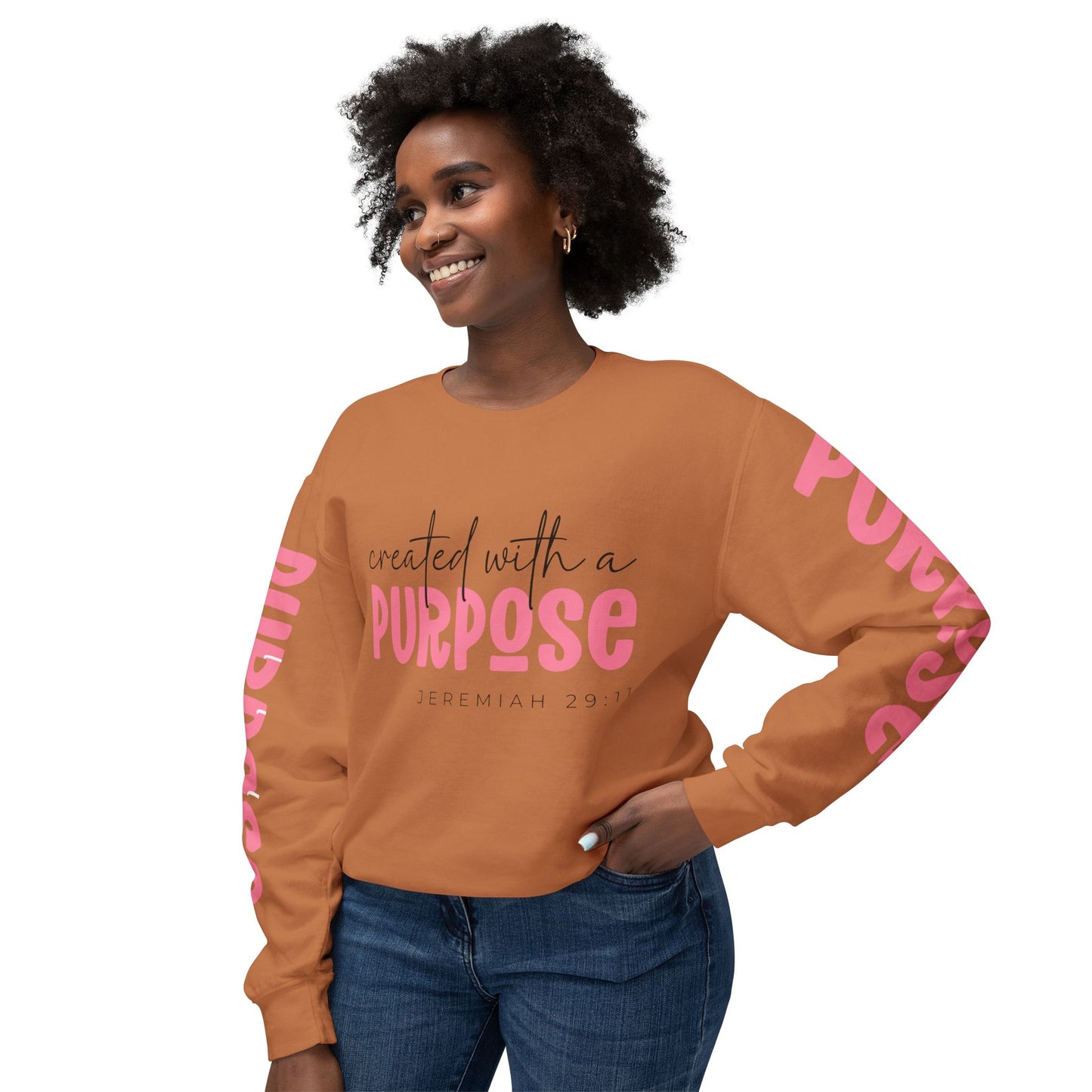 Crewneck | created with a PURPOSE Jeremiah 29:11