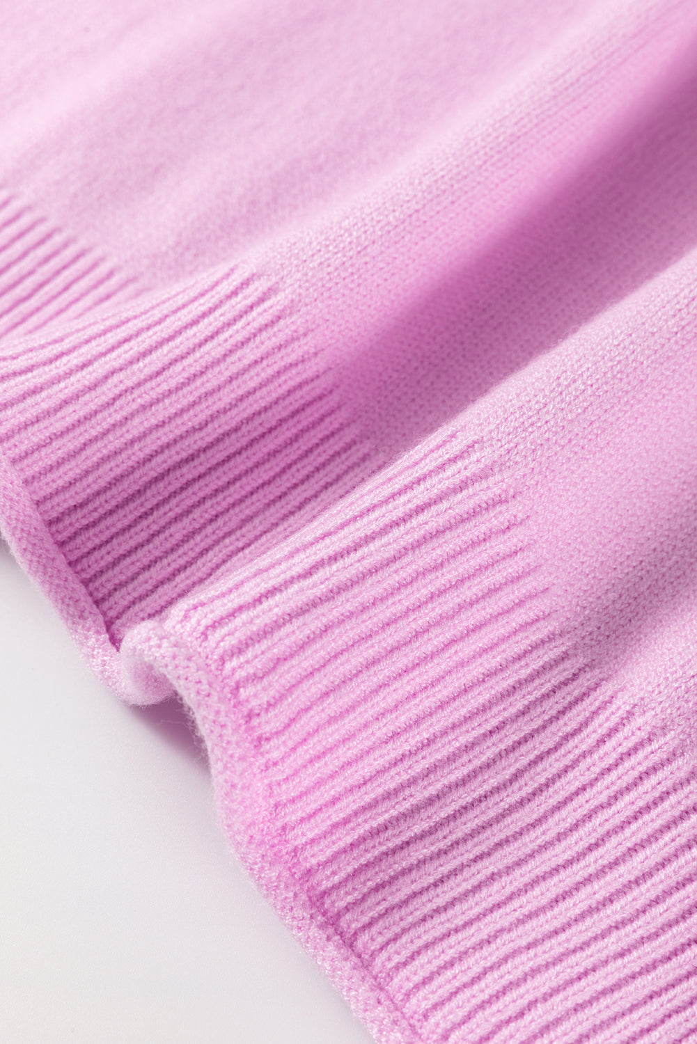 Pink Ribbed Sweater