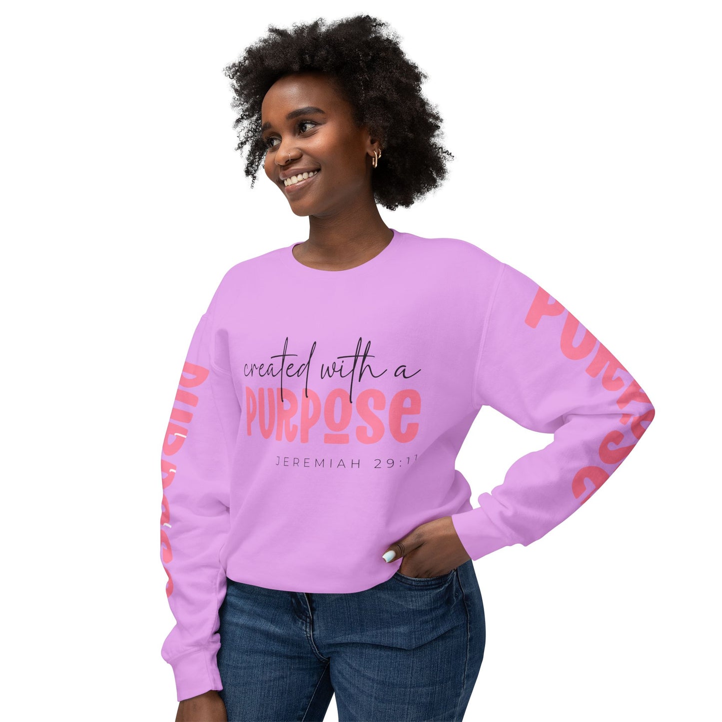 Crewneck | created with a PURPOSE Jeremiah 29:11