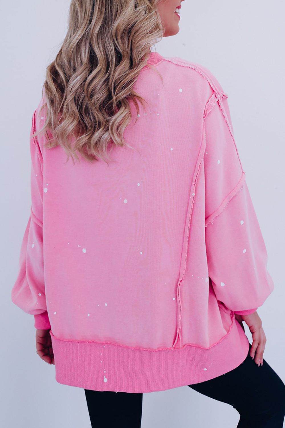 Splatter Print Sweatshirt
