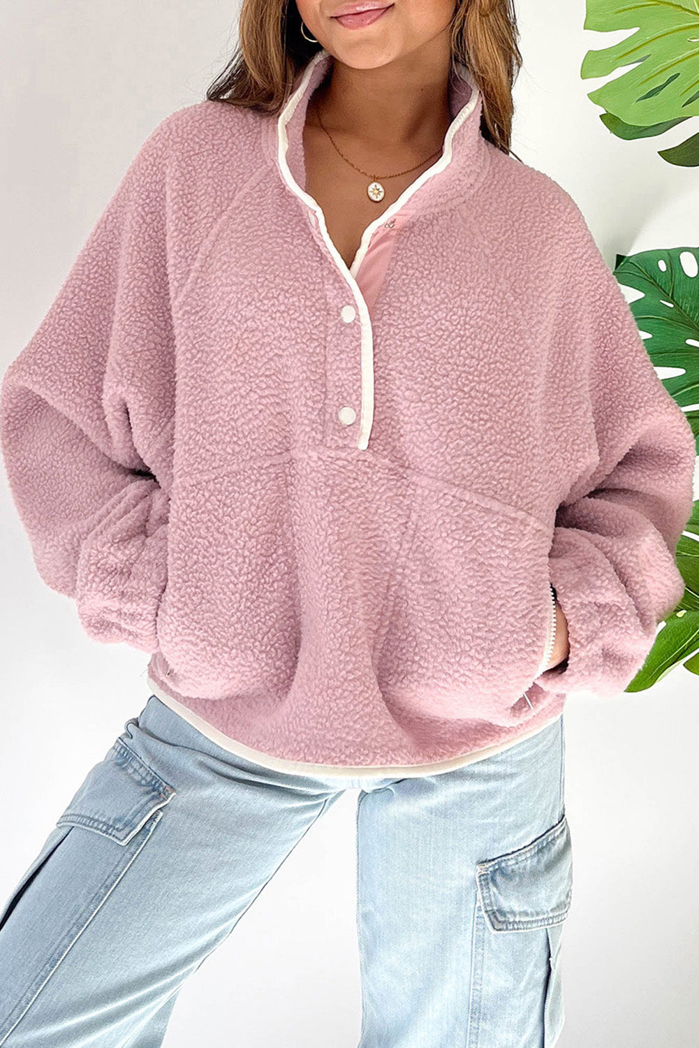 Plush Pocket Sweatshirt