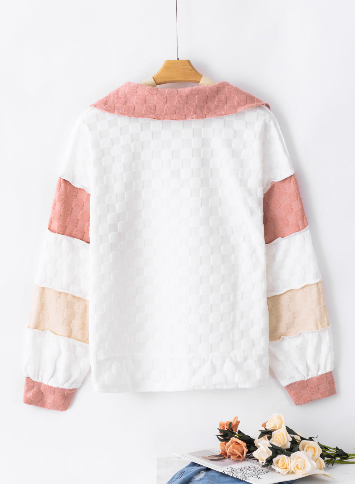 Color Block Long Sleeve Sweatshirt