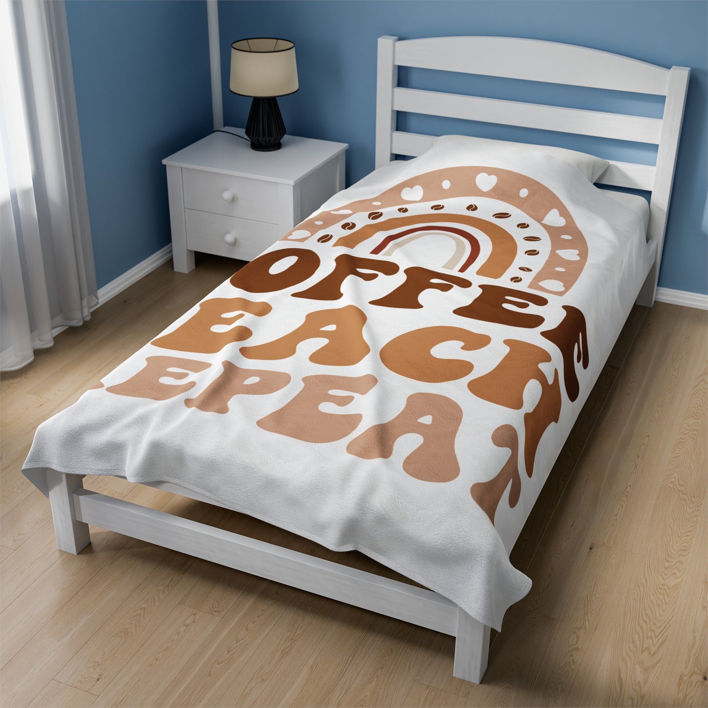 Plush Blanket | Coffee Teach Repeat
