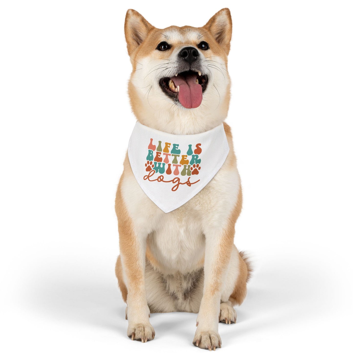 Pet Bandana Collar | Life Is Better With Dogs