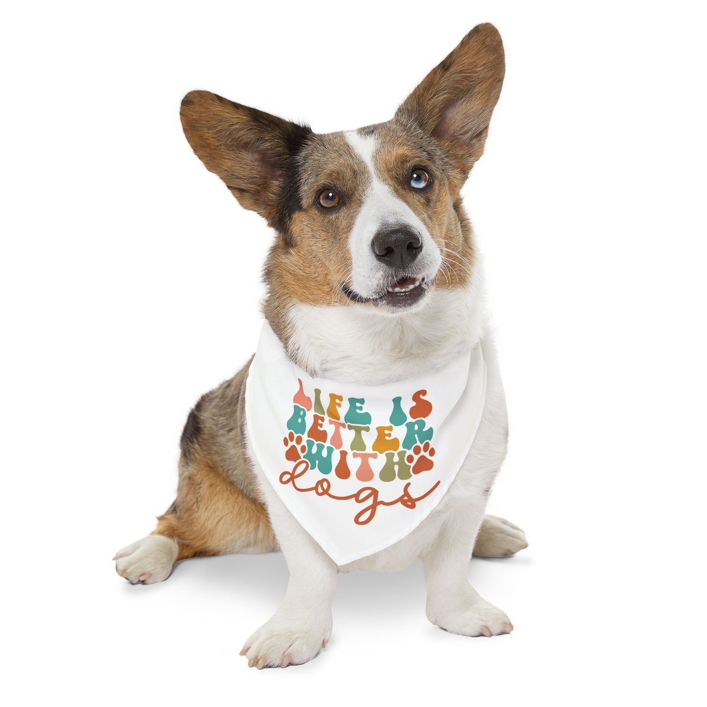 Pet Bandana Collar | Life Is Better With Dogs
