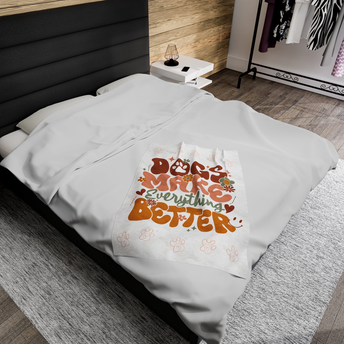 Plush Blanket | Dogs Make Everything Better