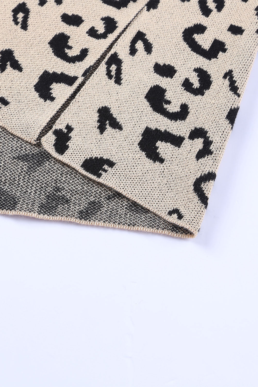 Leopard Mock Sweater