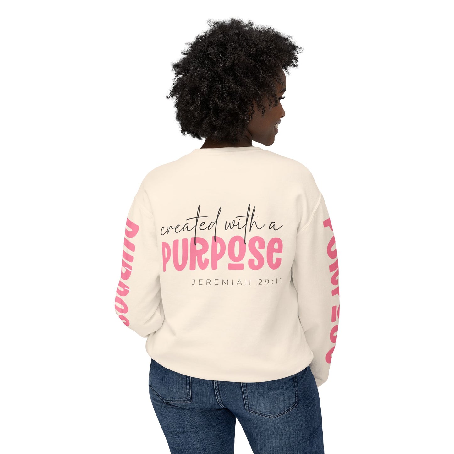Crewneck | created with a PURPOSE Jeremiah 29:11