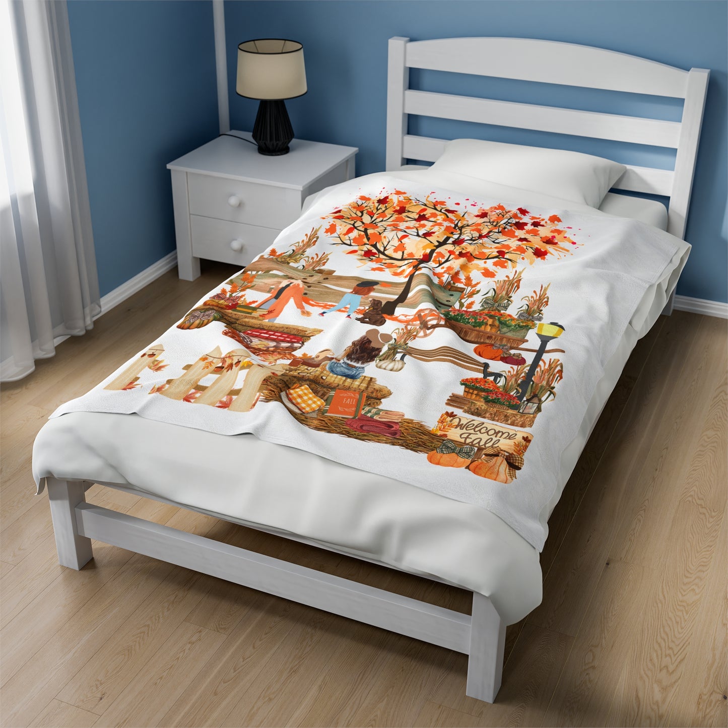 Plush Blanket | Welcome Fall