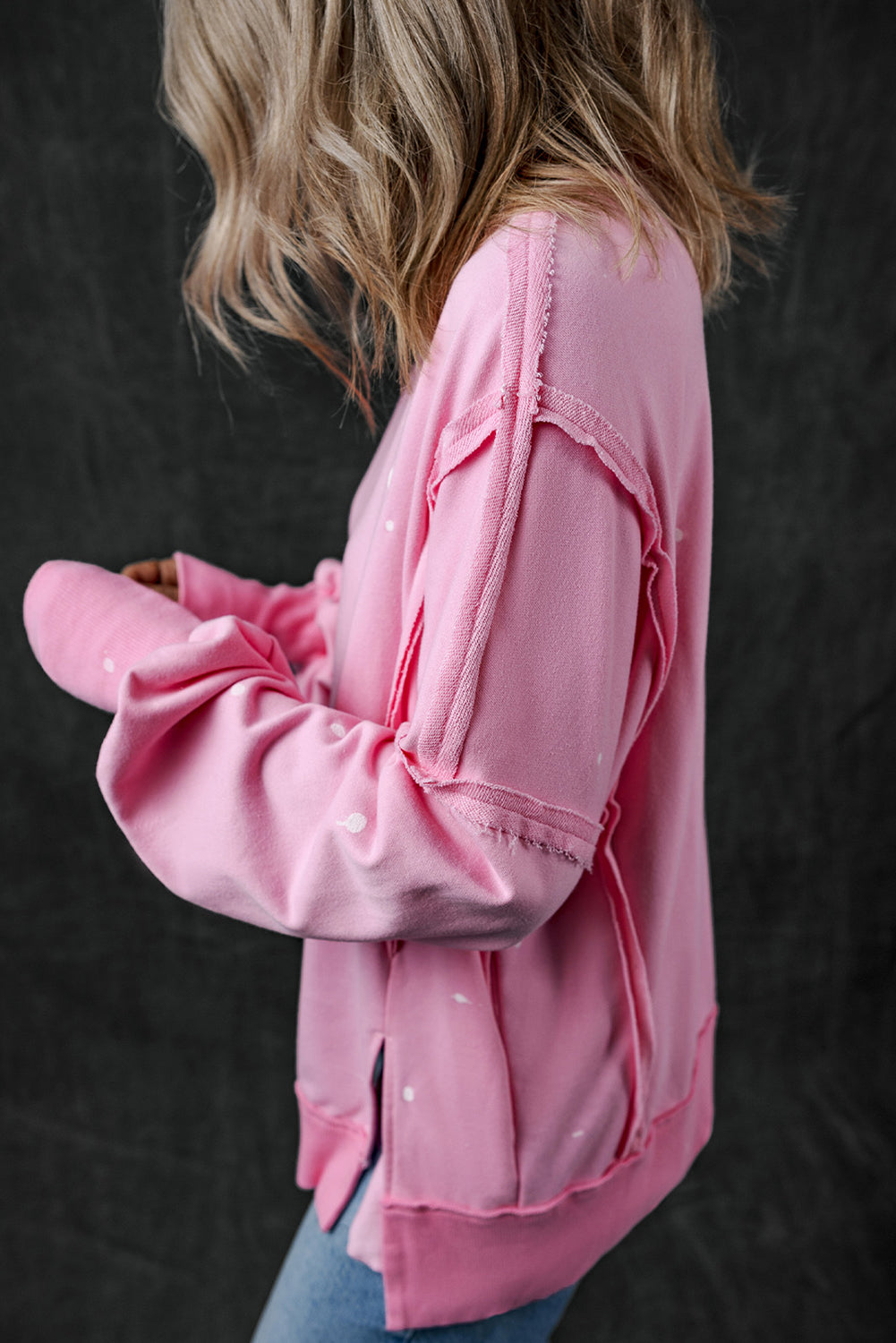 Splatter Print Sweatshirt