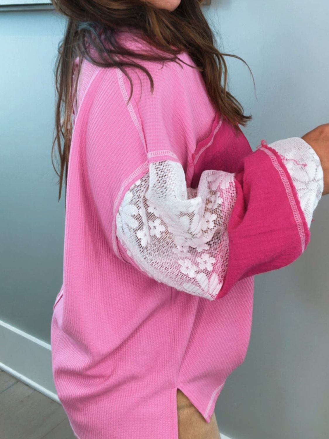 Lace Patchwork Top