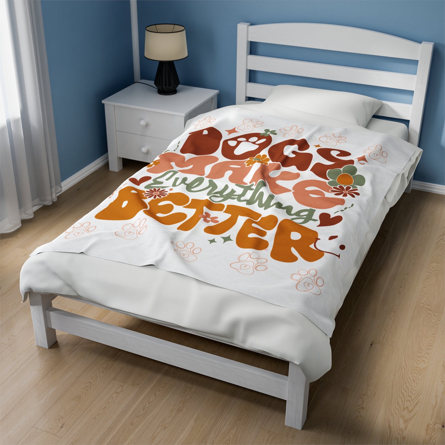 Plush Blanket | Dogs Make Everything Better