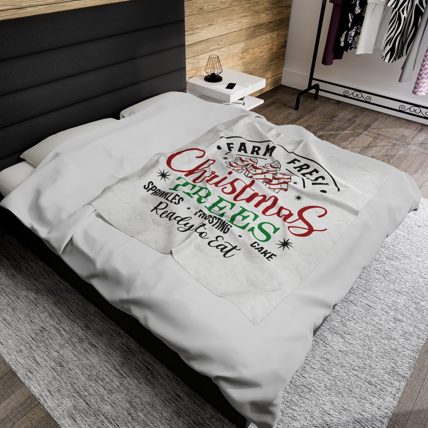 Plush Blanket | Farm Fresh Christmas Trees