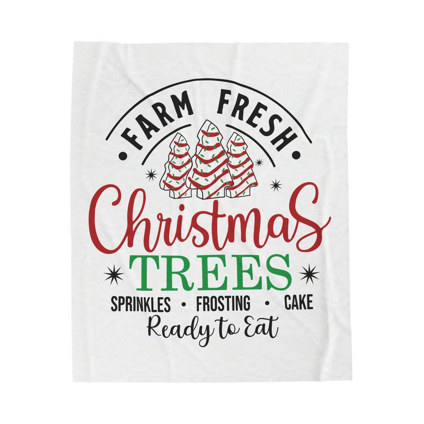 Plush Blanket | Farm Fresh Christmas Trees