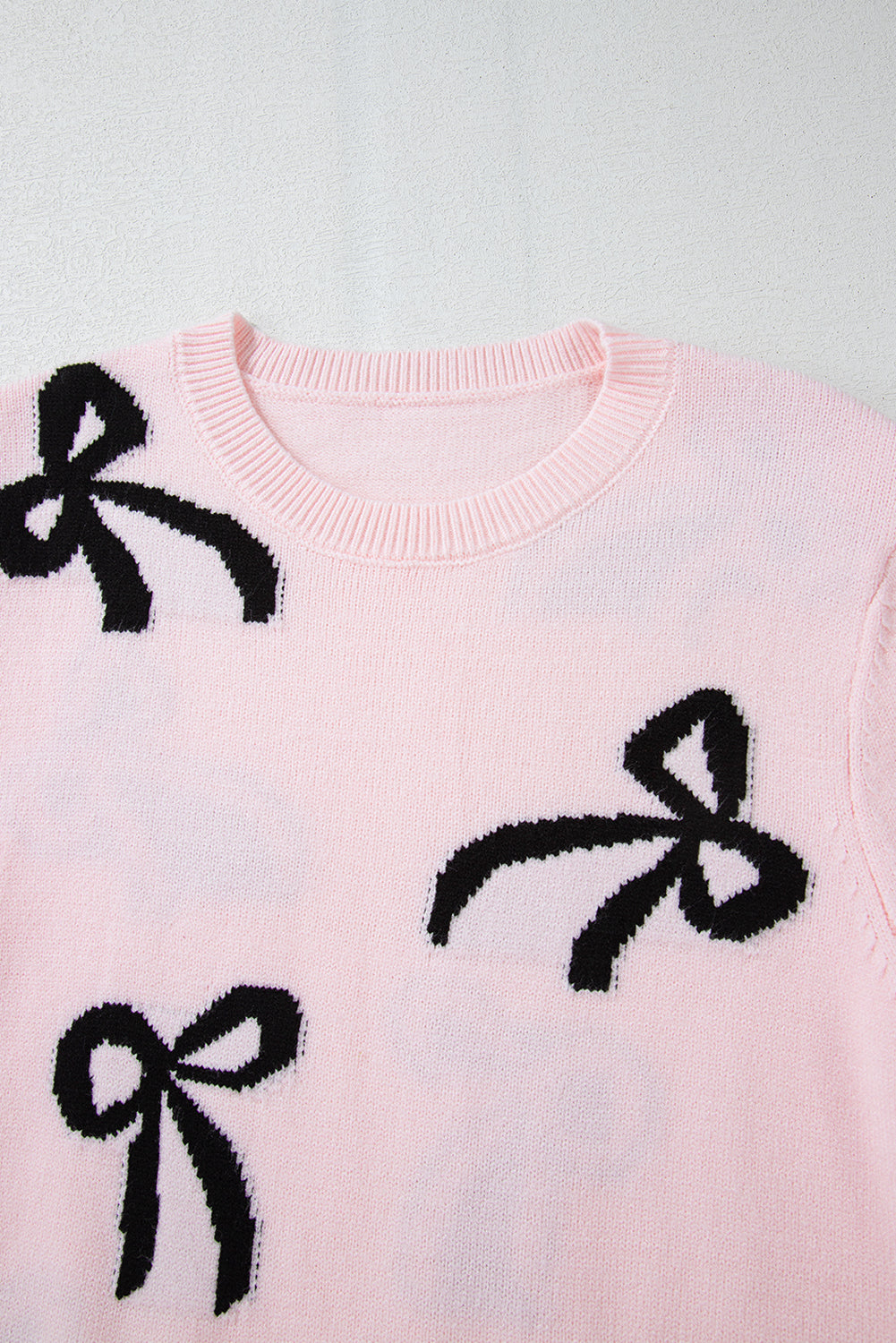 Bow Pattern Sweater